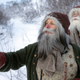 Actors dressed as Yule Lads.